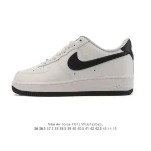 Nike Air Force 1 Low White Leather Casual Sneakers DF0188