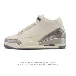 Jordan Air 3 Retro SE Men's Basketball Shoes with Visible Air Cushioning