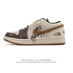 Jordan Air 1 Low Retro Classic Leather Basketball Shoes