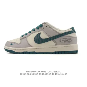 Nike SB Dunk Low Pro Vintage Leather Skate Shoes for Men and Women