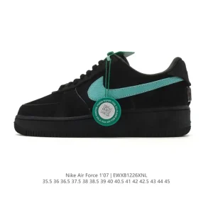 Nike Air Force 1 Low 07 Leather White Sneakers for Men and Women