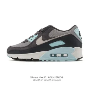 Nike Air Max 90 Men's Running Shoes Leather Mesh Vintage Training Sneakers