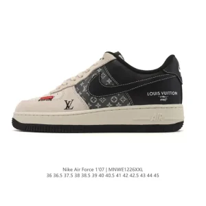 Nike Air Force 1 '07 Low White Leather Sneakers