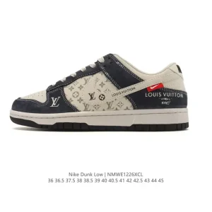 Nike SB Dunk Low Pro Vintage Leather Skateboarding Shoes