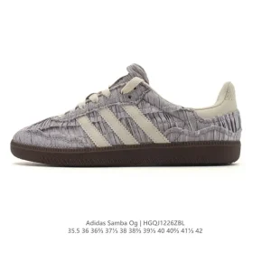 Adidas Samba OG Shoes Classic White Leather Sneakers for Men and Women