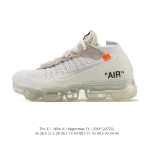 Nike Air Vapormax Fk Running Shoes with Flyknit Upper and Full-Length Air Cushioning