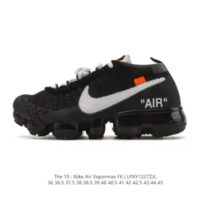 Nike Air Vapormax Fk Flyknit Running Shoes with Full-Length Air Cushion