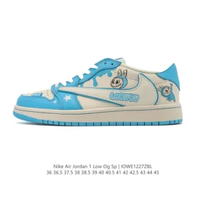 Jordan Military Blue Low AJ1 Reverse Swoosh 2025 Retro Basketball Shoes