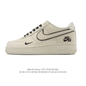 Nike Air Force 1 '07 Low White Leather Casual Sneakers
