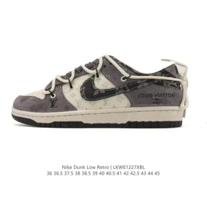 Nike SB Dunk Low Pro CX5050 Vintage Leather Skateboarding Shoes