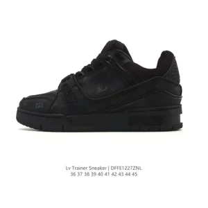 Louis Vuitton Arch Light Sneakers Leather Mesh Vintage Running Shoes