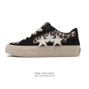 Amiri Star Shoes White Fashion Sneakers for Men and Women