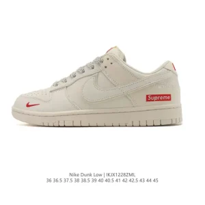 Nike SB Dunk Low Pro Vintage Leather Skateboarding Shoes