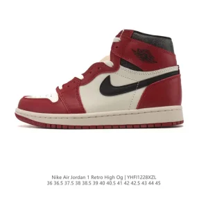 Jordan Air Retro High OG Leather Basketball Shoes