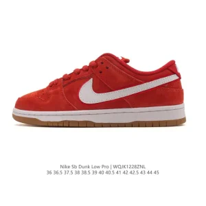 Nike SB Dunk Low Pro Vintage Leather Skate Shoes for Men and Women