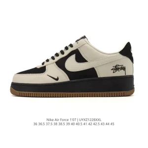 Nike Air Force 1 07 Low White Leather Sneakers for Men and Women