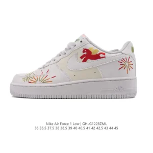Nike Air Force 1 Low 07 Leather White Sneakers for Men and Women