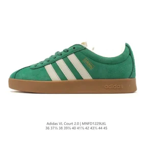 Adidas Vl Court 2.0 Shoes T-Shape Toe Sneakers for Men and Women