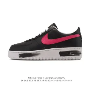 Nike Air Force 1 '07 Low White Leather Sneakers with Air Cushion