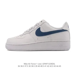 Nike Air Force 1 '07 Low White Leather Sneakers for Men and Women