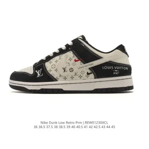 Nike SB Dunk Low Pro Vintage Leather Skate Shoes for Men and Women