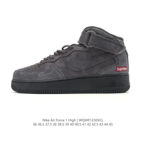 Nike Air Force 1 Low 2025 Magic Strap Thick Sole Air Cushion Sneaker