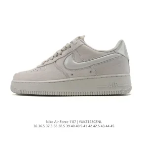Nike Air Force 1 07 Low White Leather Sneakers for Men and Women
