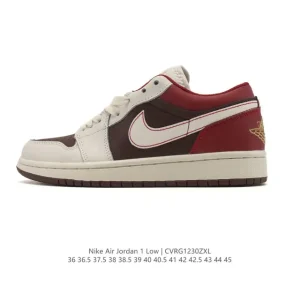 Air Jordan 1 Low Retro Classic Leather Basketball Shoes