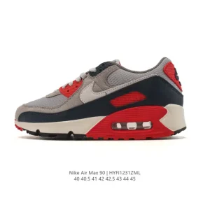 Nike Air Max 90 Classic Running Shoes with Air Cushioning and Vintage Style