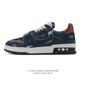 Louis Vuitton Men's Trainer Sneaker Low Fashion Casual Shoes