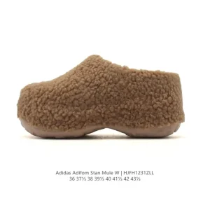 Adidas Adifom Winter Fleece Lined Closed Toe Slippers for Women