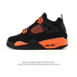 Jordan Air 4 Retro OG Low-Top Basketball Shoes for Men and Women