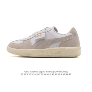 PUMA Palermo OG Army Trainer Retro Leather Sneakers for Men and Women