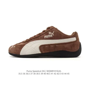 PUMA Speedcat OG Racing Shoes Vintage Leather Low Top Retro Sneakers