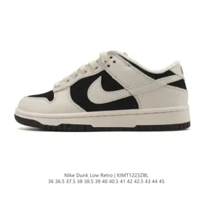 Nike SB Dunk Low Pro Shoes Vintage Leather Skateboarding Sneakers