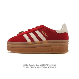 Adidas Gazelle Bold 2025 New Year Retro Thick Sole Platform Sneakers