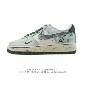 Nike Air Force 1 07 Low White Leather Shoes