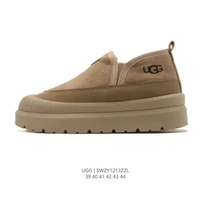 UGG Men's Classic Low-Top Snow Boots with Thick Sole