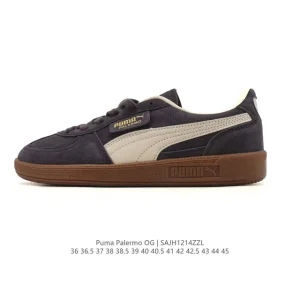 PUMA Palermo OG Army Trainer Low-Top Sneakers for Men and Women