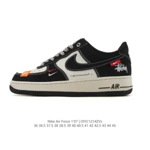 Nike Air Force 1 '07 Low White Sneakers with Air Cushioning