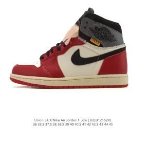 Union x Air Jordan 1 Retro High OG NRG 'Storm Blue' Patchwork Sneaker