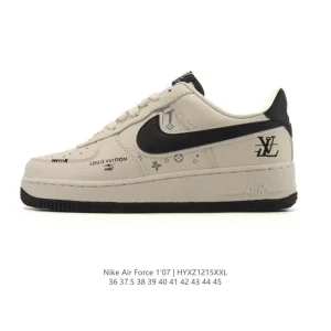 Nike Air Force 1 Low 07 Leather White Casual Sneakers for Men and Women