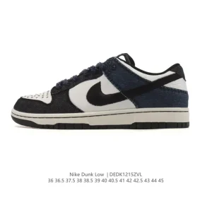 Nike SB Dunk Low Pro Vintage Leather Skateboarding Shoes for Men and Women