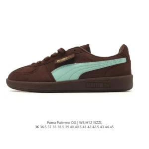 PUMA Palermo OG Army Trainer Low-Top Sneakers for Men and Women