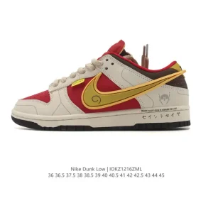 Nike Ambush Dunk Low Collaboration Skateboarding Shoes with Oversized Swoosh