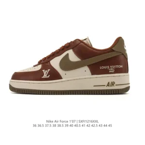 Nike Air Force 1 07 Low White Leather Sneakers for Men and Women