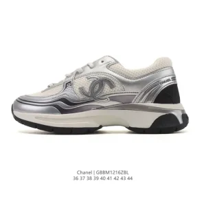 CHANEL Women's Designer Chunky Sneakers with Hidden Heel