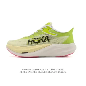 Hoka One One Rocket X 3 Carbon Plate Racing Running Shoe