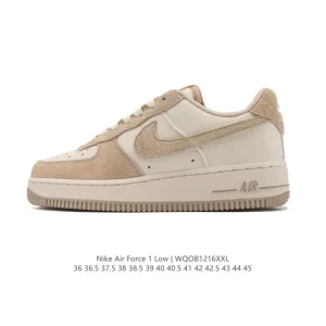 Nike Air Force 1 Low 07 White Leather Sneakers for Men and Women