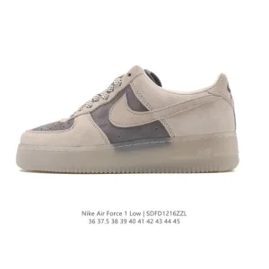 Nike Air Force 1 '07 Low White Leather Casual Sneakers